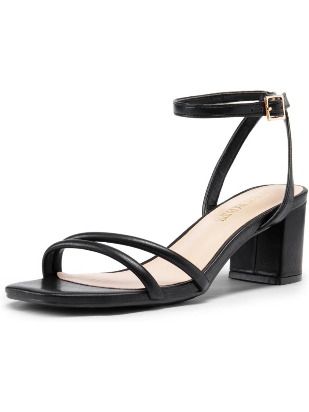 Stylish Chunky Block Heel Sandals | Asymmetric Strap, 2.36" Square Toe, Perfect